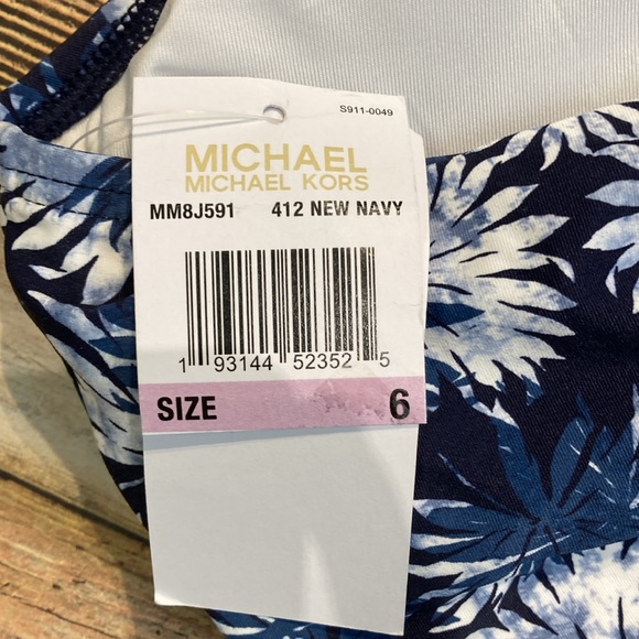 Michael Kors Bandeau Cut Out One Piece NWT - Picture 5 of 5